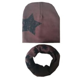 New Fashion Baby Hat Scarf Set Baby Head Cover Spring Girls Boys Warm Neck Collar Kids Beanies Sets Cotton Children Hats Scarf