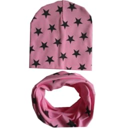 New Fashion Baby Hat Scarf Set Baby Head Cover Spring Girls Boys Warm Neck Collar Kids Beanies Sets Cotton Children Hats Scarf