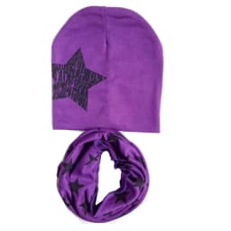 New Fashion Baby Hat Scarf Set Baby Head Cover Spring Girls Boys Warm Neck Collar Kids Beanies Sets Cotton Children Hats Scarf