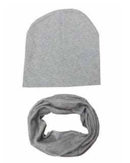 New Fashion Baby Hat Scarf Set Baby Head Cover Spring Girls Boys Warm Neck Collar Kids Beanies Sets Cotton Children Hats Scarf