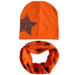 New Fashion Baby Hat Scarf Set Baby Head Cover Spring Girls Boys Warm Neck Collar Kids Beanies Sets Cotton Children Hats Scarf