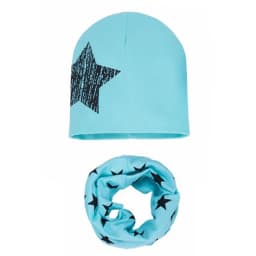 New Fashion Baby Hat Scarf Set Baby Head Cover Spring Girls Boys Warm Neck Collar Kids Beanies Sets Cotton Children Hats Scarf