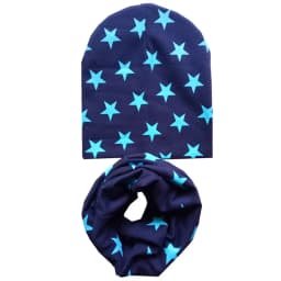 New Fashion Baby Hat Scarf Set Baby Head Cover Spring Girls Boys Warm Neck Collar Kids Beanies Sets Cotton Children Hats Scarf