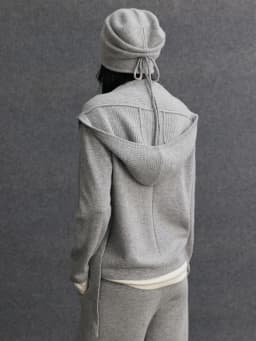 TLOML Women‘s 100% Cashmere Hat Scarf Integrated Cashmere Hat Autumn Winter Soft Warm Cashmere Knitwear Luxury Scarf Hat