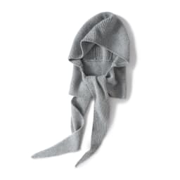 TLOML Women‘s 100% Cashmere Hat Scarf Integrated Cashmere Hat Autumn Winter Soft Warm Cashmere Knitwear Luxury Scarf Hat