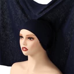 6/Pcs Modal Inner Caps Hijab And 1/Pcs Hairband Set Muslim Instant Hijabs Scarf Shawls Elastic Jersey Bonnet Islam Turban