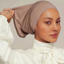 6/Pcs Modal Inner Caps Hijab And 1/Pcs Hairband Set Muslim Instant Hijabs Scarf Shawls Elastic Jersey Bonnet Islam Turban