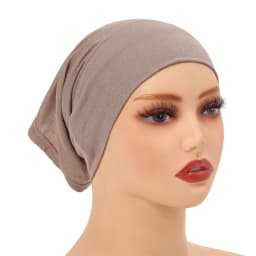 6/Pcs Modal Inner Caps Hijab And 1/Pcs Hairband Set Muslim Instant Hijabs Scarf Shawls Elastic Jersey Bonnet Islam Turban