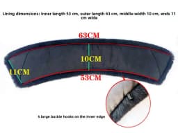 Washable Fake Mink Fur Collar Men's Foldover Collar Universal down Jacket Cotton Coat Warm Fake Collar British Style Winter S...