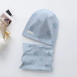 New Spring Autumn Girls Hat Scarf Set Cartoon Owl Star Swan Baby Boy Girls Hat Set Children Hat Scarf-Collar Cotton Kids Hat Set