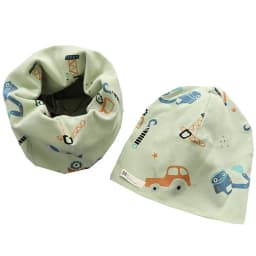 New Spring Autumn Girls Hat Scarf Set Cartoon Owl Star Swan Baby Boy Girls Hat Set Children Hat Scarf-Collar Cotton Kids Hat Set