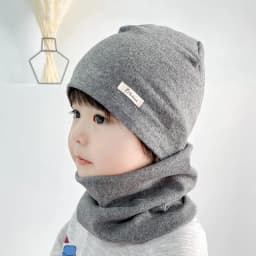 New Spring Autumn Girls Hat Scarf Set Cartoon Owl Star Swan Baby Boy Girls Hat Set Children Hat Scarf-Collar Cotton Kids Hat Set