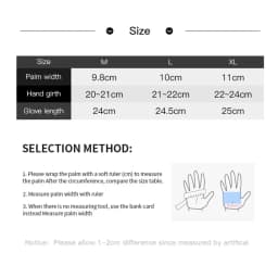 Non-slip Motorcycle Gloves for Men, Touch Screen, Black, Outdoor Cycling, Gym, Fitness, Sports, Running, Warm, Autumn, Winter