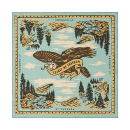 Pure Cotton Vintage Square Scarf Men's Neck Warmer Cowboy Headband WEST WILD Scarf Women's Hair Accessory Fashionable Unisex