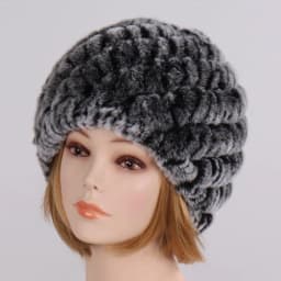 Hot Sale Women Winter Real Rex Rabbit Fur Hat Scarf Sets Natural Knit Rex Rabbit Fur Muffler Hat Lady Warm Real Fur Hats Scarves