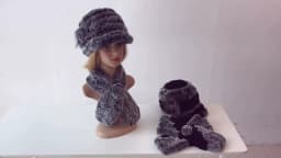 New Women Winter Knit Real Rex Rabbit Fur Hat Scarf Sets Natural Warm Fur Cap Scarves 2 Pieces Girl Quality Real Fur Hat Muffler