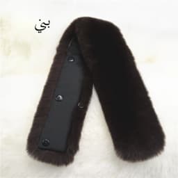Warmth Insulated Rabbit Fur Collar for Men's Leather Jacket And down Coat Whole Skin Stand Collar Anti Dirt Fake Fur Collar
