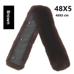 Warmth Insulated Rabbit Fur Collar for Men's Leather Jacket And down Coat Whole Skin Stand Collar Anti Dirt Fake Fur Collar