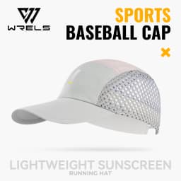 WRELS 1/2/3pcs Summer Sports Running Cap Men Women Lightweight Packable Cap Adjustable Baseball Tennis Golf Outdoor Visor Cap