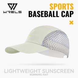 WRELS 1/2/3pcs Summer Sports Running Cap Men Women Lightweight Packable Cap Adjustable Baseball Tennis Golf Outdoor Visor Cap