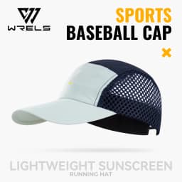 WRELS 1/2/3pcs Summer Sports Running Cap Men Women Lightweight Packable Cap Adjustable Baseball Tennis Golf Outdoor Visor Cap
