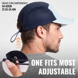 WRELS 1/2/3pcs Summer Sports Running Cap Men Women Lightweight Packable Cap Adjustable Baseball Tennis Golf Outdoor Visor Cap
