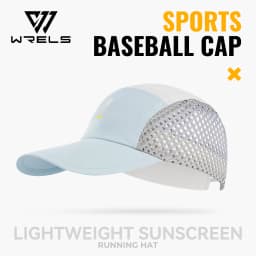 WRELS 1/2/3pcs Summer Sports Running Cap Men Women Lightweight Packable Cap Adjustable Baseball Tennis Golf Outdoor Visor Cap
