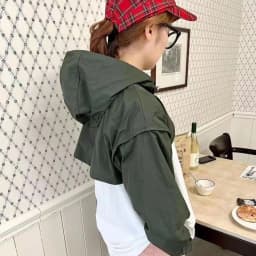 New Autumn 2025 Pure Color Short High Waist Stand Collar Hooded Sun Protection Outerwear Top Youth Casual Polyester Fiber