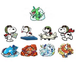 9pcs Colorful Anime Monster Enamel Lapel Pins Set, Cute Cartoon Metal Brooches for Backpack Clothing Fans Collectible Gifts
