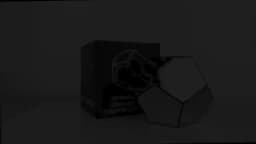 Dreamy Geometric Space LED Night Light Creative Color Home Decor Birthday Gifts Infinity Dodecahedron Mirror Art Light