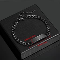 Customized Engrave Name Men Women Bracelets Stainless Steel Cuban Chain Personalized ID Bracelet Fashion Party Jewellery Gift
