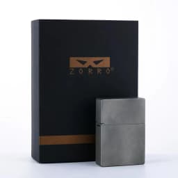 ZORRO New 860 Pure Titanium Fuel Lighter, CNC Integrated Hollow Lighter, Cigarette Accessories, Men's Gift