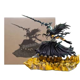 23cm Bleach Hollow Ichigo Action Figure Collectible Doll Saigo No Getsuga Tenshou Hollowfied Kurosaki Ichigo Statue Model Toys