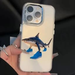 ITALIANO BRAINROT Animal Electroplated Lens Frame Clear Phone Case for iPhone 17 Air 16 15 14 13 12 11 Pro Max XS Max X Cover
