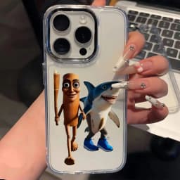 ITALIANO BRAINROT Animal Electroplated Lens Frame Clear Phone Case for iPhone 17 Air 16 15 14 13 12 11 Pro Max XS Max X Cover