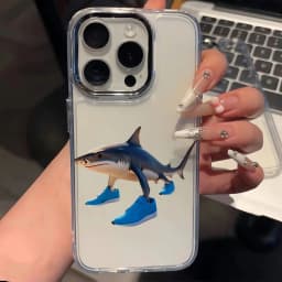 ITALIANO BRAINROT Animal Electroplated Lens Frame Clear Phone Case for iPhone 17 Air 16 15 14 13 12 11 Pro Max XS Max X Cover