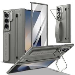 Business Integrated Built-in Screen Protector Phone Case for Samsung Z Fold 8 Ultra 7 6 5 4 Shockproof With Pen Slot Cover
