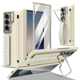 Business Integrated Built-in Screen Protector Phone Case for Samsung Z Fold 8 Ultra 7 6 5 4 Shockproof With Pen Slot Cover