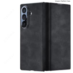 Genuine Leather Flip Funda for Samsung Galaxy Z Fold 7 Case for Samsung Galaxy Z Fold7 Ultra Thin Fashion Flip Leather Case