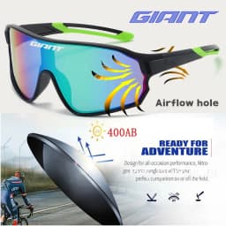 GIANT Top Seller Cycling Glasses UV400 Anti Fog REVO Lenses HD Clarity CE/ANSI Certified Cateye Design MTB/Road Bike