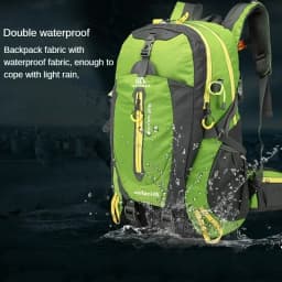 40L Water Resistant Travel Backpack for Hiking Camping Trekking Climbing Lightweight Laptop Daypack Men Women Outdoor Rucksack