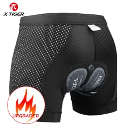 X-TIGER Cycling Underwear 5D Breathable Padded Gel Bike Shorts Men MTB Anti Slip Leg Grips Riding Cycling Shots Ciclismo