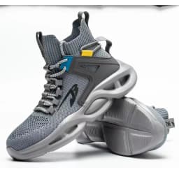 2022 Men Safety Shoes with Metal Toe Indestructible Ryder Shoe Work Boots with Steel Toe Waterproof Breathable Sneakers Work Sho