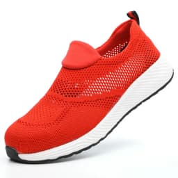 Safety Shoes For Men Light Weight Steel Toe Orginal Waterproof Work Safety Sneakers Boots Anti-Smashing Steel Toe Puncture Proof
