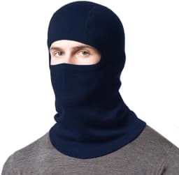 100% Merino Wool Balaclava Ski Mask Hidweight 250G Winter Face Mask for Men & Women Skiing Face Mask Motorcycle Riding Thermal