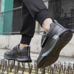 Men & Women KPU Safety Work Shoes - Steel Toe Anti-Smash Anti-Puncture Lightweight Protective Footwear-Puncture Work Footwear
