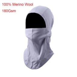 100% Merino Wool Balaclava Neck Gaiter Thermal Unisex Merino Wool Face Ski Mask Warm Breathable Outdoor Gear Cycling Hiking