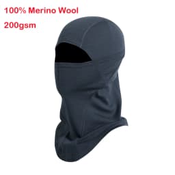 100% Merino Wool Balaclava Neck Gaiter Thermal Unisex Merino Wool Face Ski Mask Warm Breathable Outdoor Gear Cycling Hiking