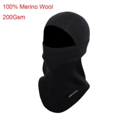 100% Merino Wool Balaclava Neck Gaiter Thermal Unisex Merino Wool Face Ski Mask Warm Breathable Outdoor Gear Cycling Hiking