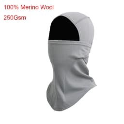 100% Merino Wool Balaclava Neck Gaiter Thermal Unisex Merino Wool Face Ski Mask Warm Breathable Outdoor Gear Cycling Hiking